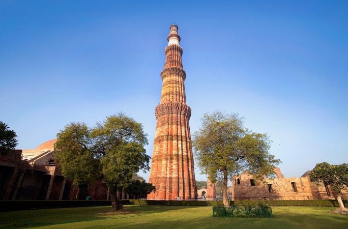 qutub minar, delhi monument, fort