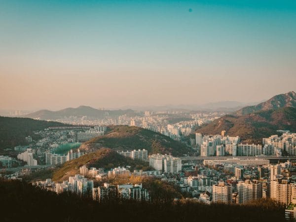 Aerial Shot Of City