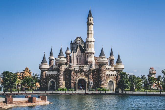 castle, danang, landscape