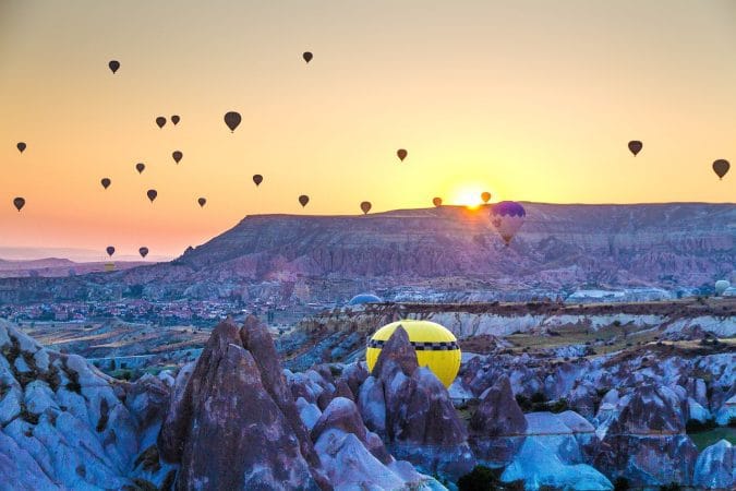 turkey, fairy chimneys, natural landscape