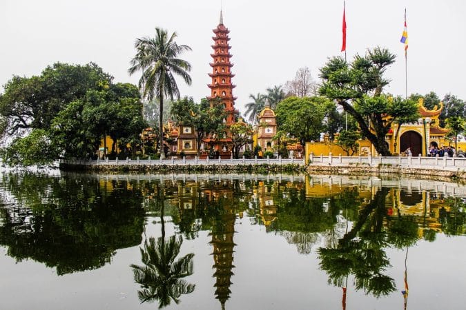 pagoda, temple, west lake