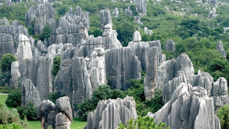 china, kunming, stone forest