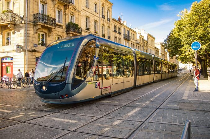 bordeaux, france, tram