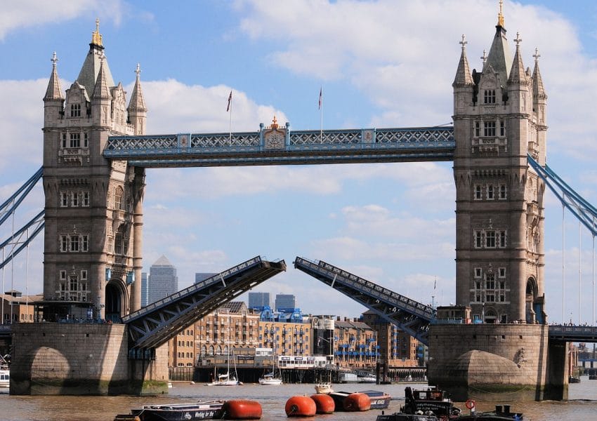 tower bridge, bridge, opening