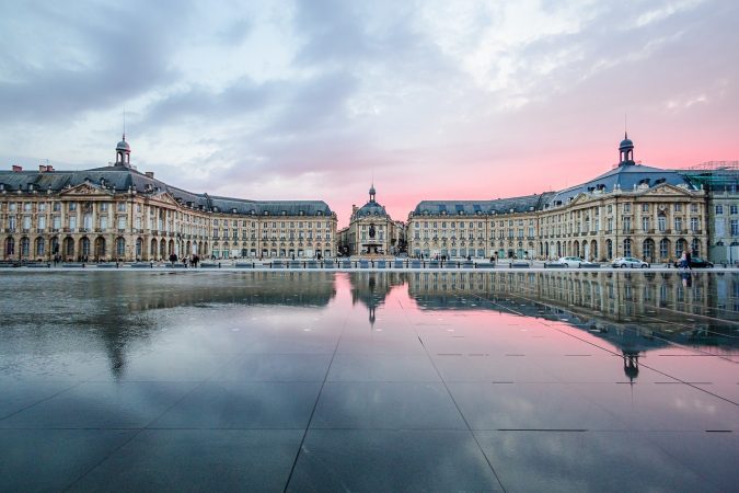 bordeaux, sunset, sky