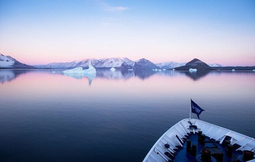 EAST GREENLAND ARCTIC SIGHT AND NORTHERN LIGHTS