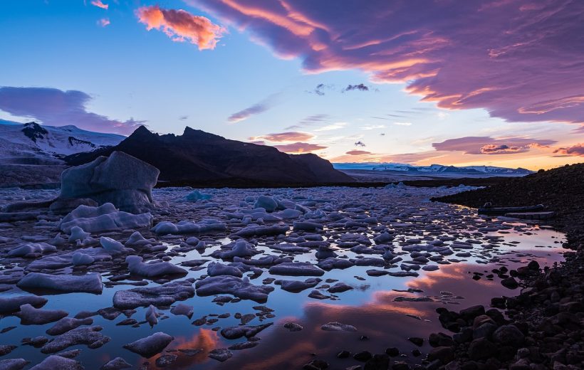 lagoon, ice, glacier